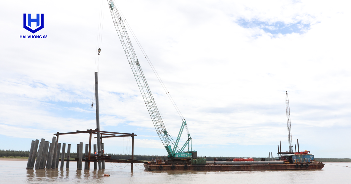 Thi công lắp đặt điện gió trên biển Offshore