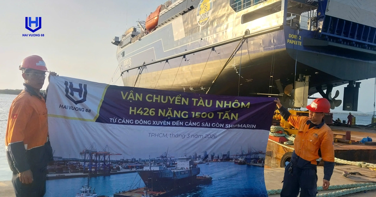 vận chuyển thành công tàu siêu trường siêu trọng H426 nặng 1.500 tấn vận chuyển thành công tàu siêu trường siêu trọng H426 nặng 1.500 tấn